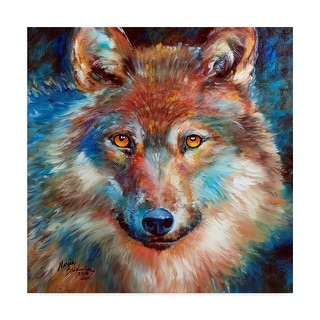 Marcia Baldwin 'Timber Wolf Abstract' Canvas Art - Bed Bath & Beyond