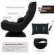 preview thumbnail 25 of 28, Costway 360° Swivel Floor Chair 5-Level Adjustable Lazy Chair w/ - See Details