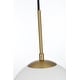 preview thumbnail 6 of 9, Elegant Lighting Baxter Single Light 8" Wide Mini Pendant with Frosted