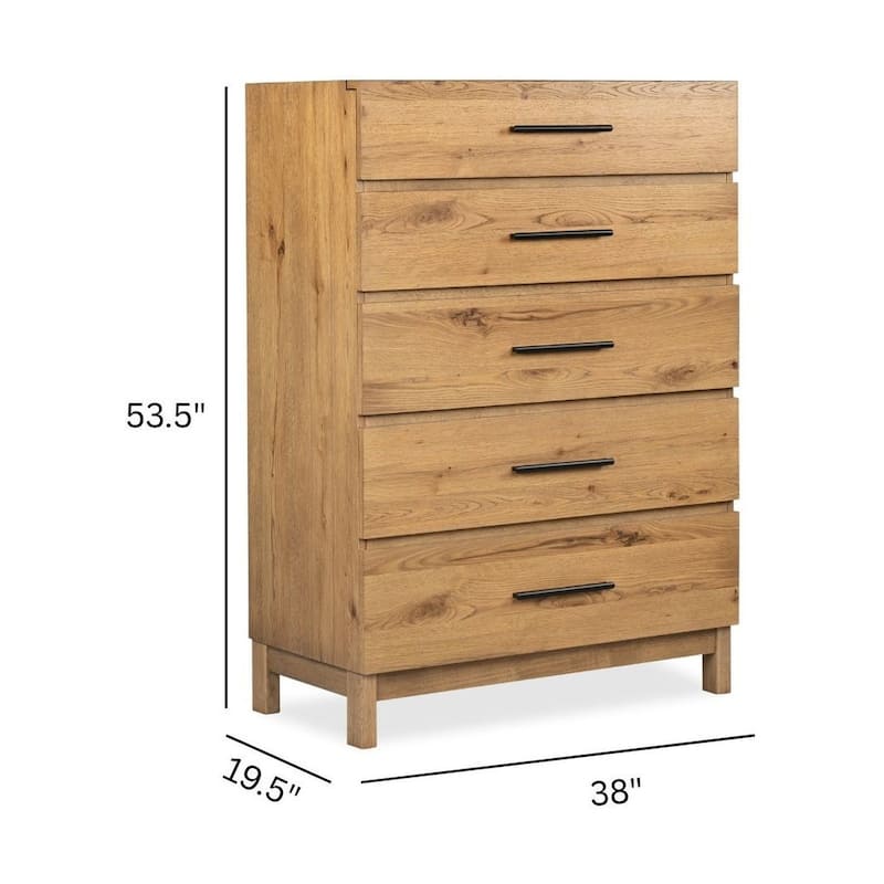 Magnussen Home Davenport Rustic Caramel Drawer Chest