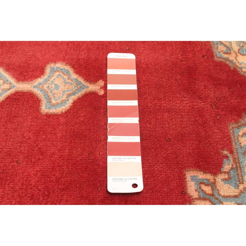 ECARPETGALLERY Hand-knotted Andelz Red Wool Rug - 2'10 x 4'8