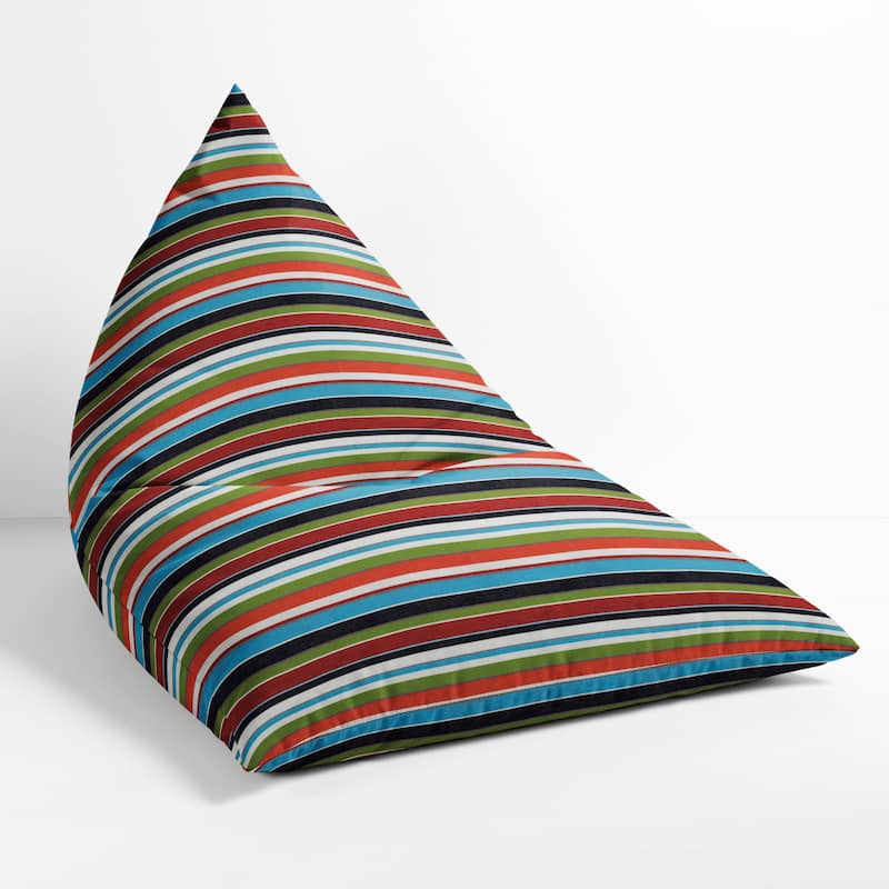 Sorra Home Sunbrella Outdoor Bean Lounger - 54 in W x 38 in W x 21 in H