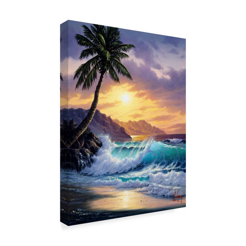 Anthony Casay 'Sunset Coast 7' Canvas Art