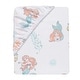 preview thumbnail 4 of 4, Bedtime Originals Disney Baby The Little Mermaid White Fitted Crib Sheet - Ariel