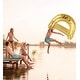 preview thumbnail 4 of 5, POZA Gold Inflatable Pool Float Chair Filled with Sparkle Confetti - 48 x 38 Inch