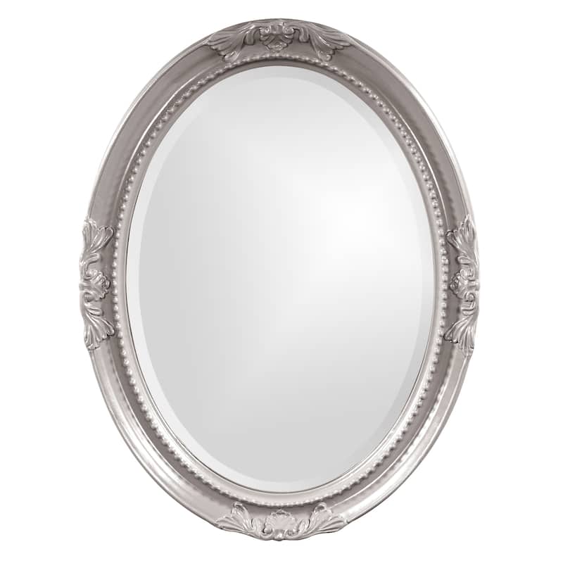 Allan Andrews Queen Ann Mirror - Glossy Nickel - 25" x 33" x 2