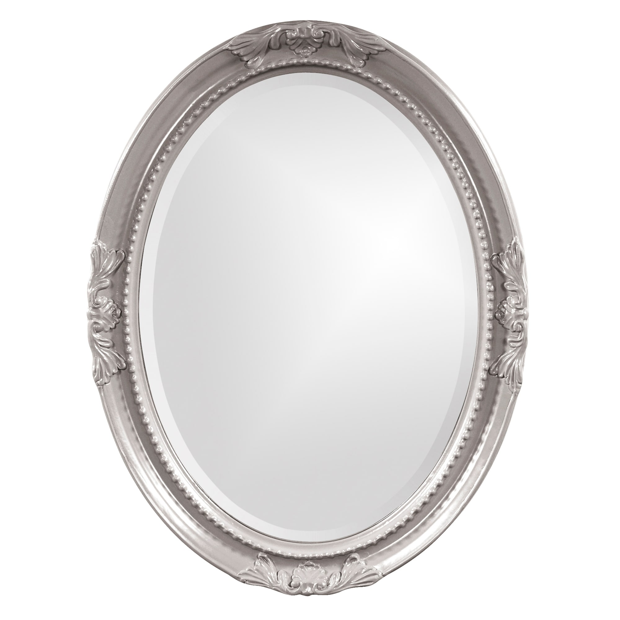 Allan Andrews Queen Ann Mirror - Glossy Nickel - 25" x 33" x 2