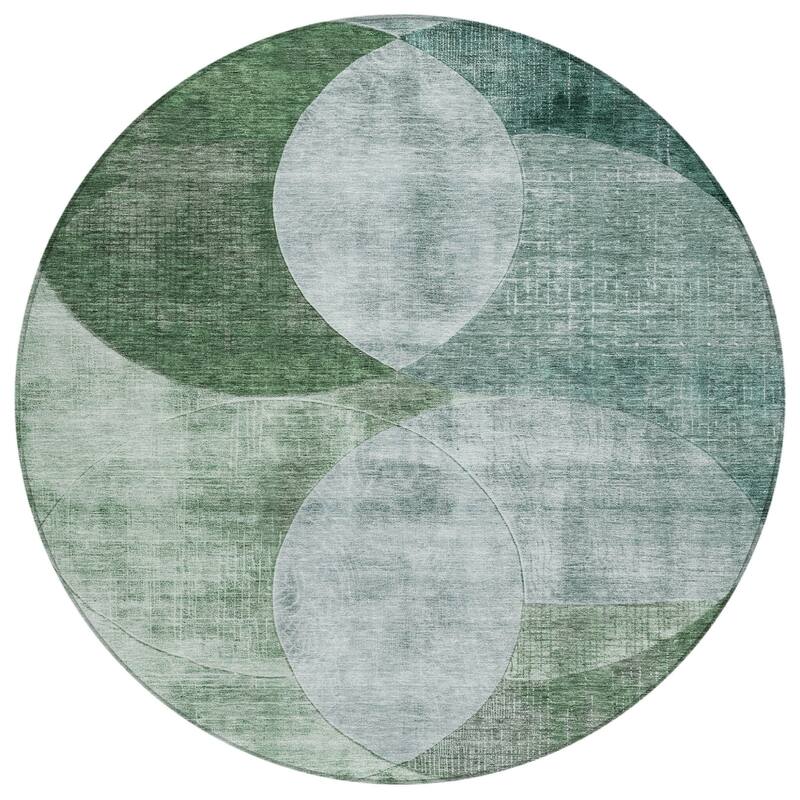 HomeRoots Geometric Transitional Rectangle Outdoor Rug