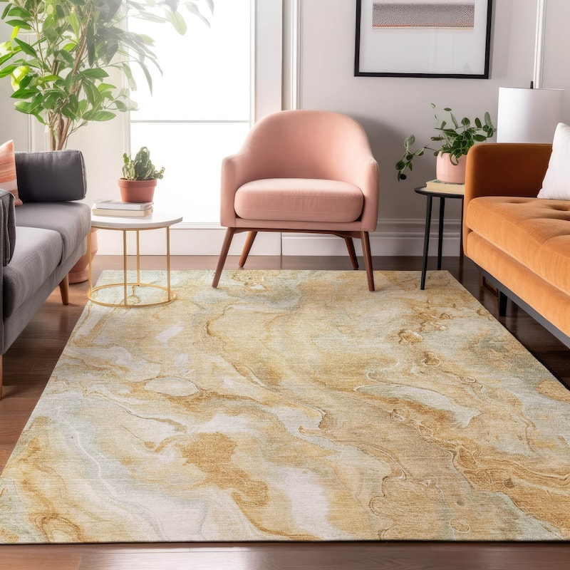 Premium Washable Super Soft Abstract Chic Mayfield Rug