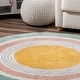 preview thumbnail 29 of 37, Nuloom Nydia SpinClean Circular Kids Machine Washable Area Rug