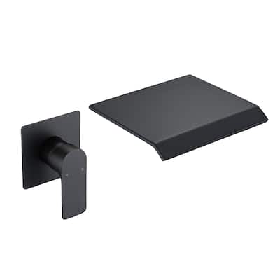 Topcraft Wall Mount Single Handle Waterfall Bathroom Faucet