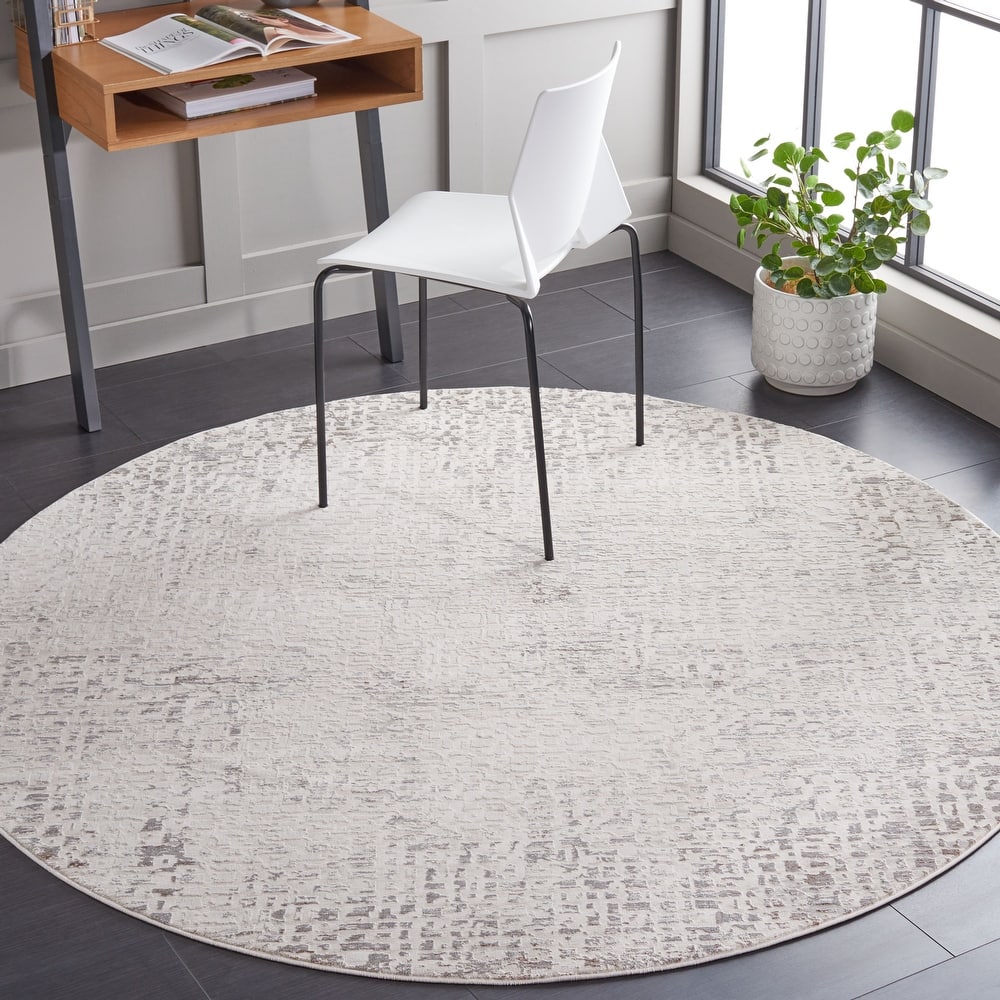 SAFAVIEH Diamond Linde Modern Abstract Fringe Rug
