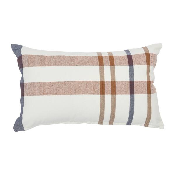 Plaid Cotton Lumbar Pillow Bed Bath & Beyond 35779627