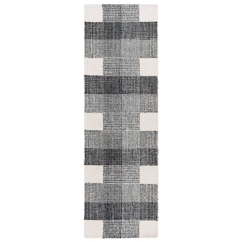 SAFAVIEH Handmade Genre Belmira Farmhouse Checkered Wool Rug