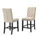 preview thumbnail 3 of 8, Best Quality Furniture Faux Marble Espresso Counter Height Dining Set