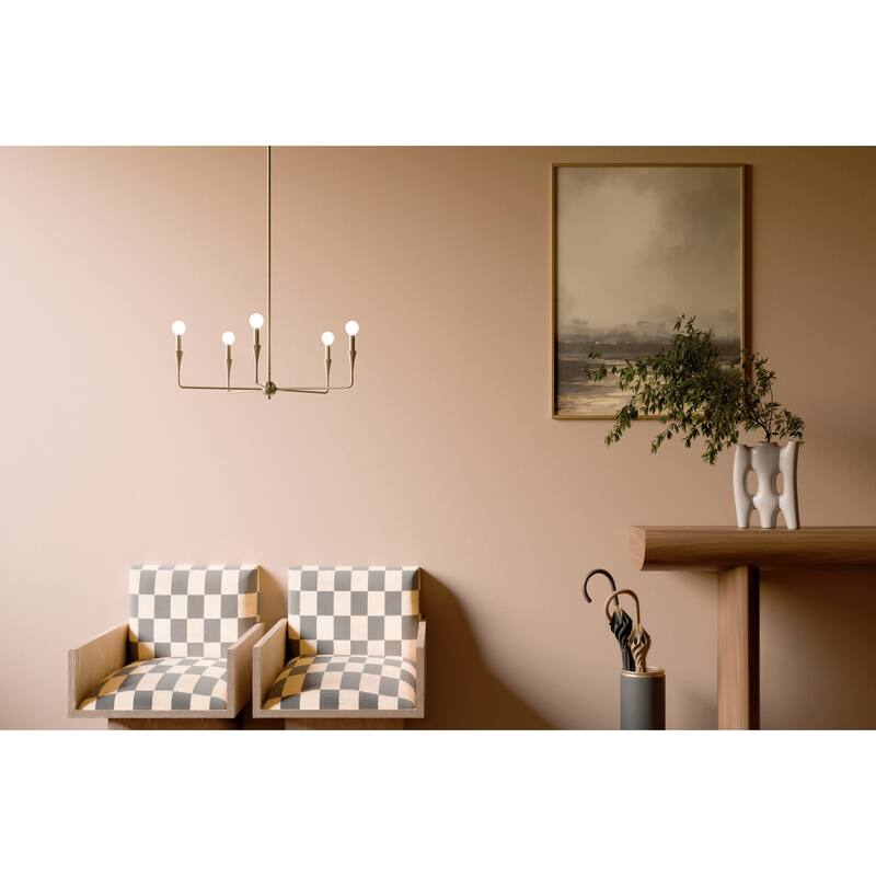 Kichler 52689 Alvaro 5 Light 31" Wide Taper Candle Style Chandelier
