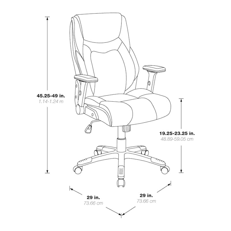 Executive Bonded Leather Office Chair