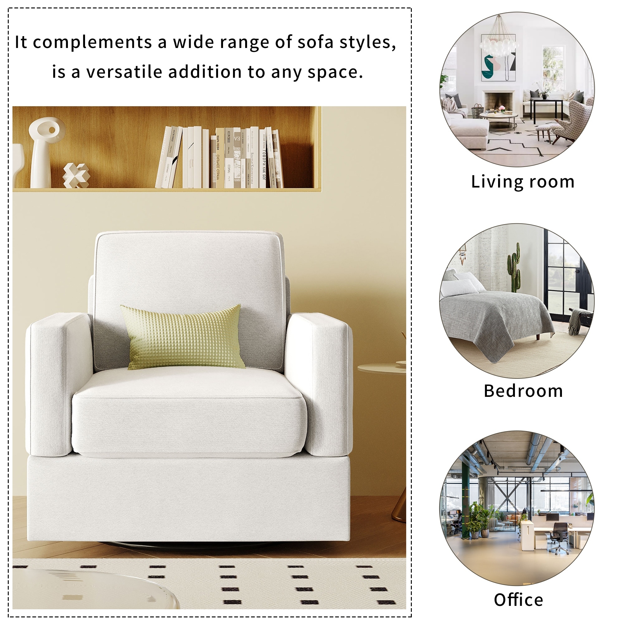 Rotating couch best sale