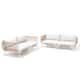 Option Beige - 4PC with 8 Armrest