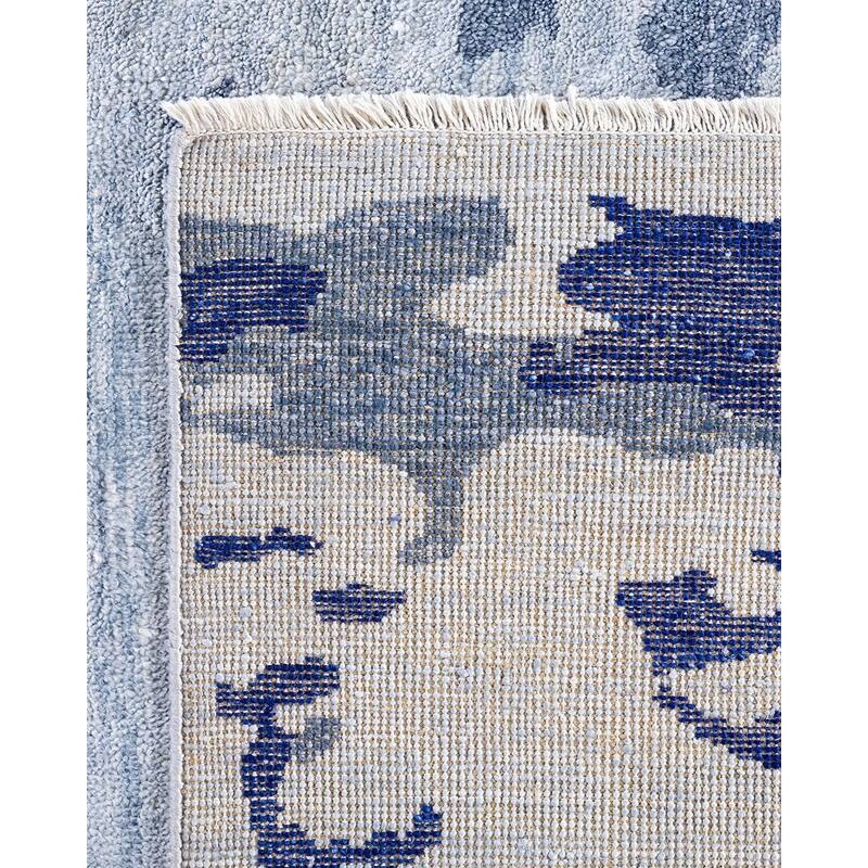 Ikat One-of-a-Kind Handmade Area Rug - Beige, 9' 2" x 12' 0" - 9' 2" x 12' 0"