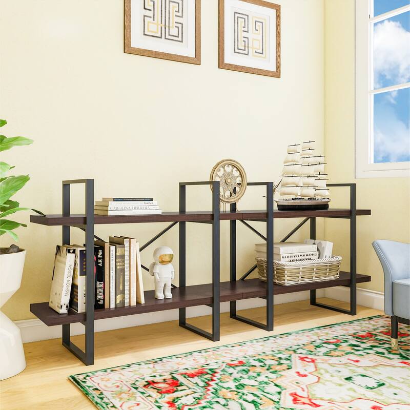 2-Tier longer with open shelving by DAVEE FURNITURE INC - 70.86*28.35*11.34