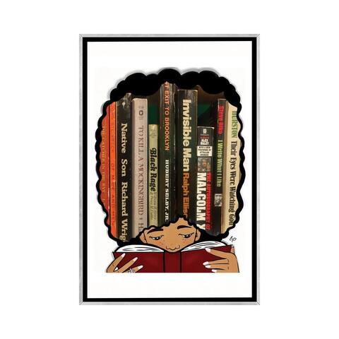 iCanvas "Read On" by Bri Pippens Framed