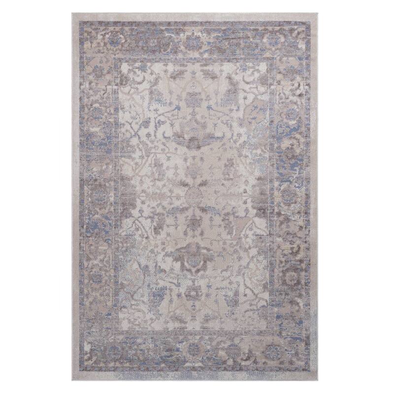 8X10 Geometric Non-Shedding Living Room Bedroom Dining Home Office Stylish and Stain Resistant Area Rug - 6' x 7'