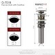 preview thumbnail 35 of 41, STYLISH Pop-Up Bathroom Sink Drain with Overflow (Set of Two)
