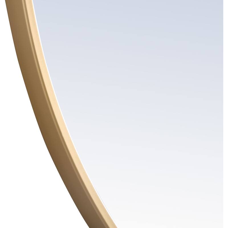 Elegant Lighting Eternity 36" Diameter Circular Beveled Metal Framed