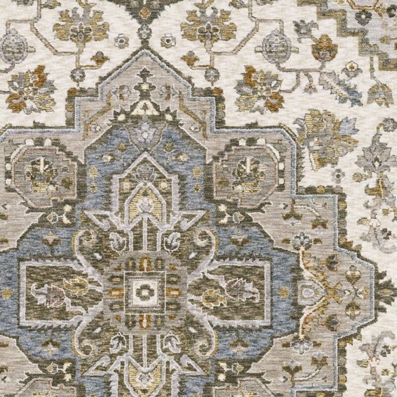 HomeRootsMedallion Traditional Runner Area Rug