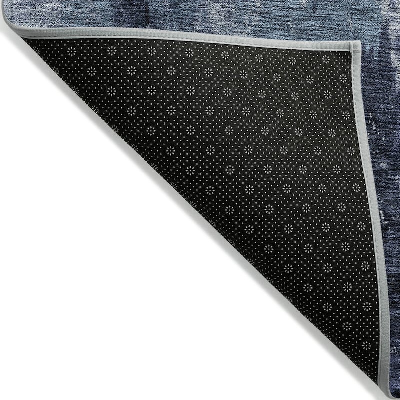 Machine Washable Indoor/ Outdoor Contemporary Chantille Rug