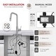 preview thumbnail 20 of 51, STYLISH Single Handle Touchless Pull Down Kitchen Faucet