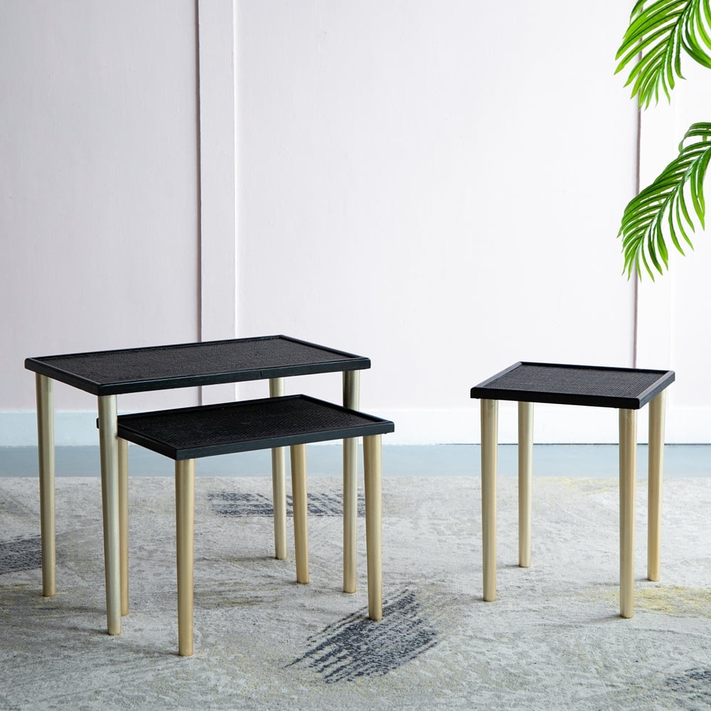 MDF Set of 3 Side Tables