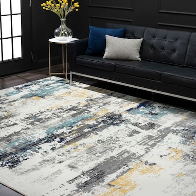Eternal Industrial Abstract Indoor Area Rug