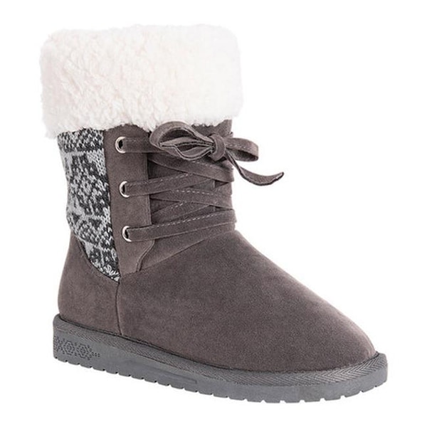 womens grey sweater boots