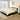 Costway Full Upholstered Platform Bed Frame with Linen/PU Headboard