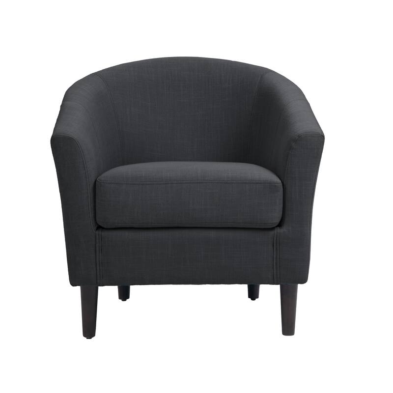 2 Set Modern Accent Chair Upholstered Barrel Chair