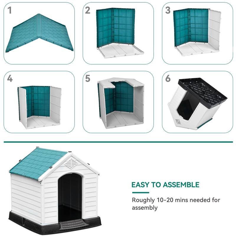 Moasis Plastic Dog House