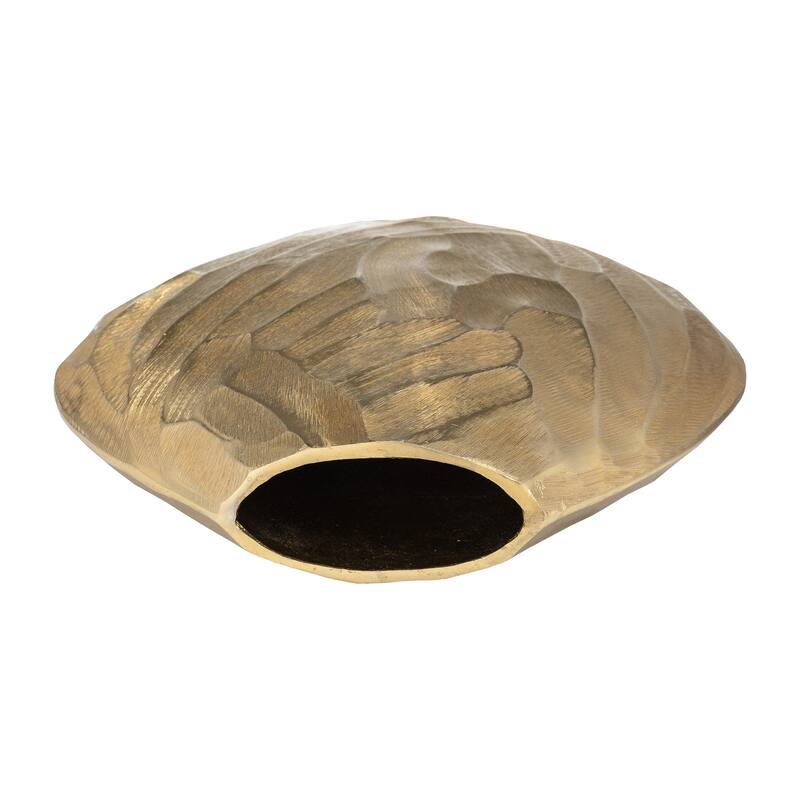 Modern Round Metal Table Vase - Flower Vase