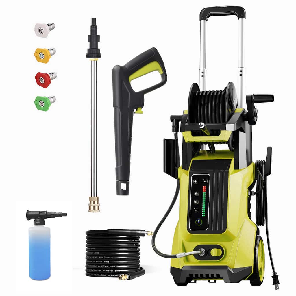 Electric Pressure Washer with Touch Screen Adjustable Pressure - 1