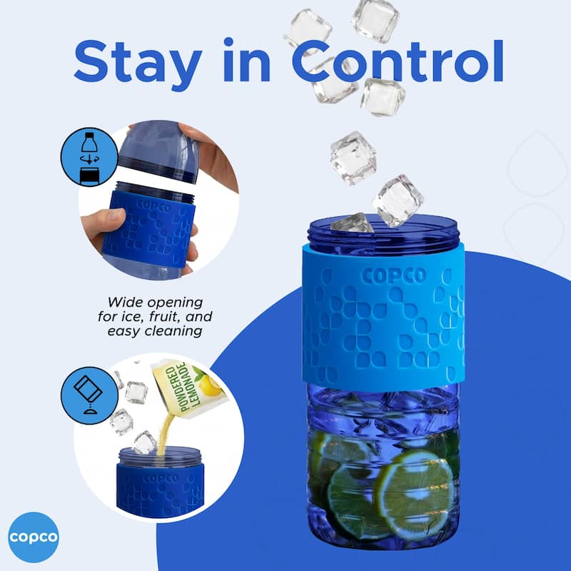 Copco Hydra Tritan Water Bottle Set of 2 BPA Free