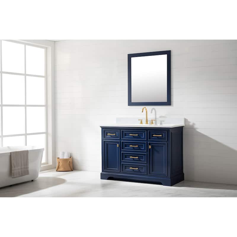 Milano 48" Single Vanity in Blue