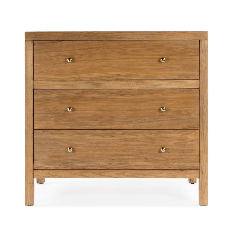 Nora 3-Drawer Wood Dresser
