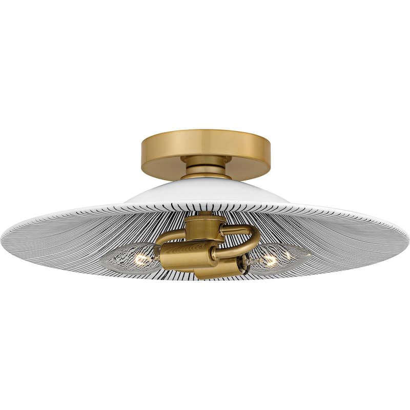 Light Gold Flush Mount from the Indigo Collection