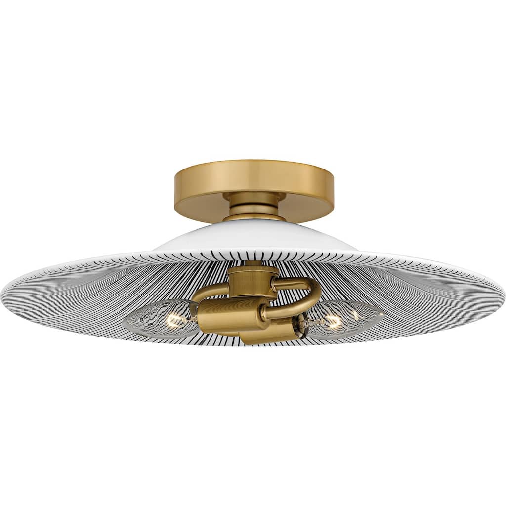 Light Gold Flush Mount from the Indigo Collection