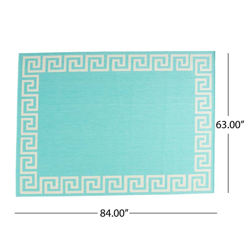 Preveli Greek Key Indoor/ Outdoor Area Rug by Christopher Knight Home