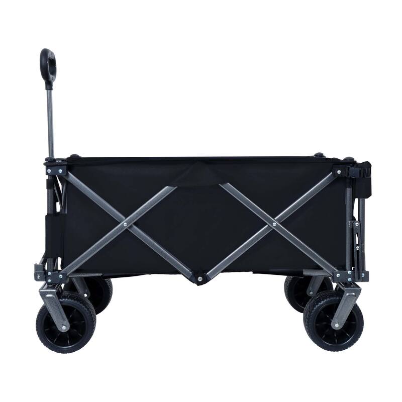 Collapsible Folding Wagon with Big Wheels - N/A