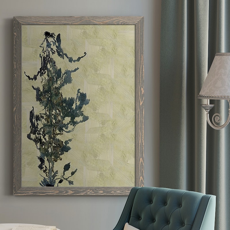 Chinoiserie 2 Tan II-Premium Framed Canvas - Ready to Hang