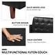 preview thumbnail 31 of 31, Sofa Bed, Futon Couch Bed, Faux Leather Love Seats Sofa, Loveseat Sleeper Bed For Living Room, Guest