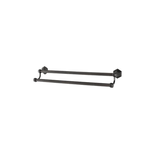 30 inch double towel rack outlet